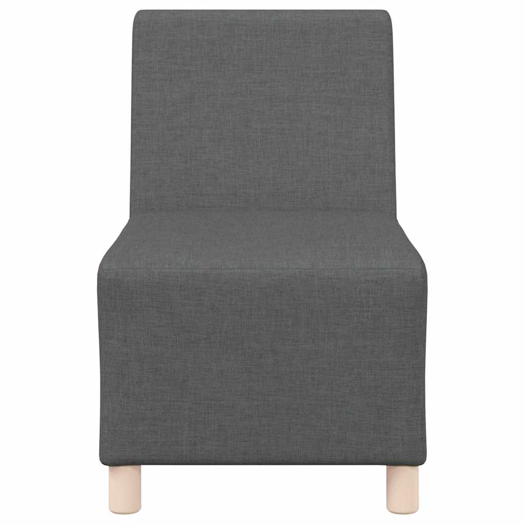 Divano Sedia Grigio Scuro 55 cm in Tessuto