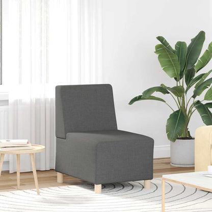 Divano Sedia Grigio Scuro 55 cm in Tessuto
