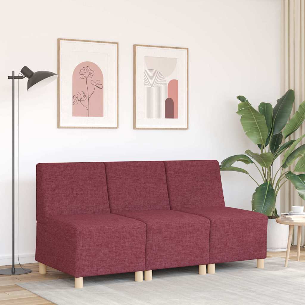 Divano Sedia Rosso Vino 55 cm in Tessuto