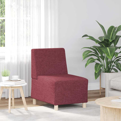 Divano Sedia Rosso Vino 55 cm in Tessuto