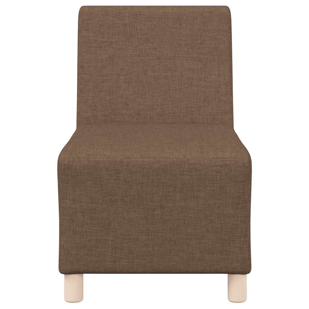 Divano Sedia Marrone 55 cm in Tessuto