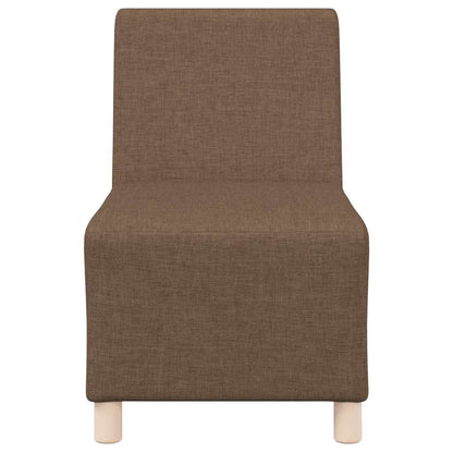 Divano Sedia Marrone 55 cm in Tessuto