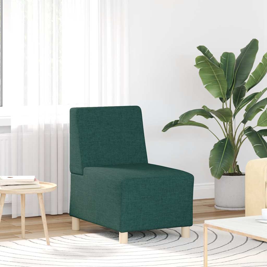 Divano Sedia Verde Scuro 55 cm in Tessuto
