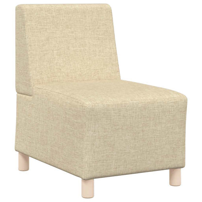 Divano Sedia Crema 55 cm in Tessuto