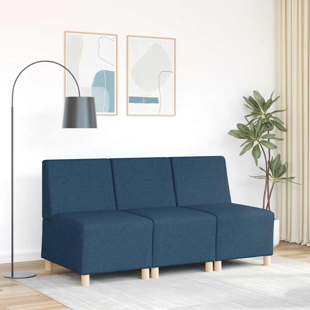 Divano Sedia Blu 55 cm in Tessuto