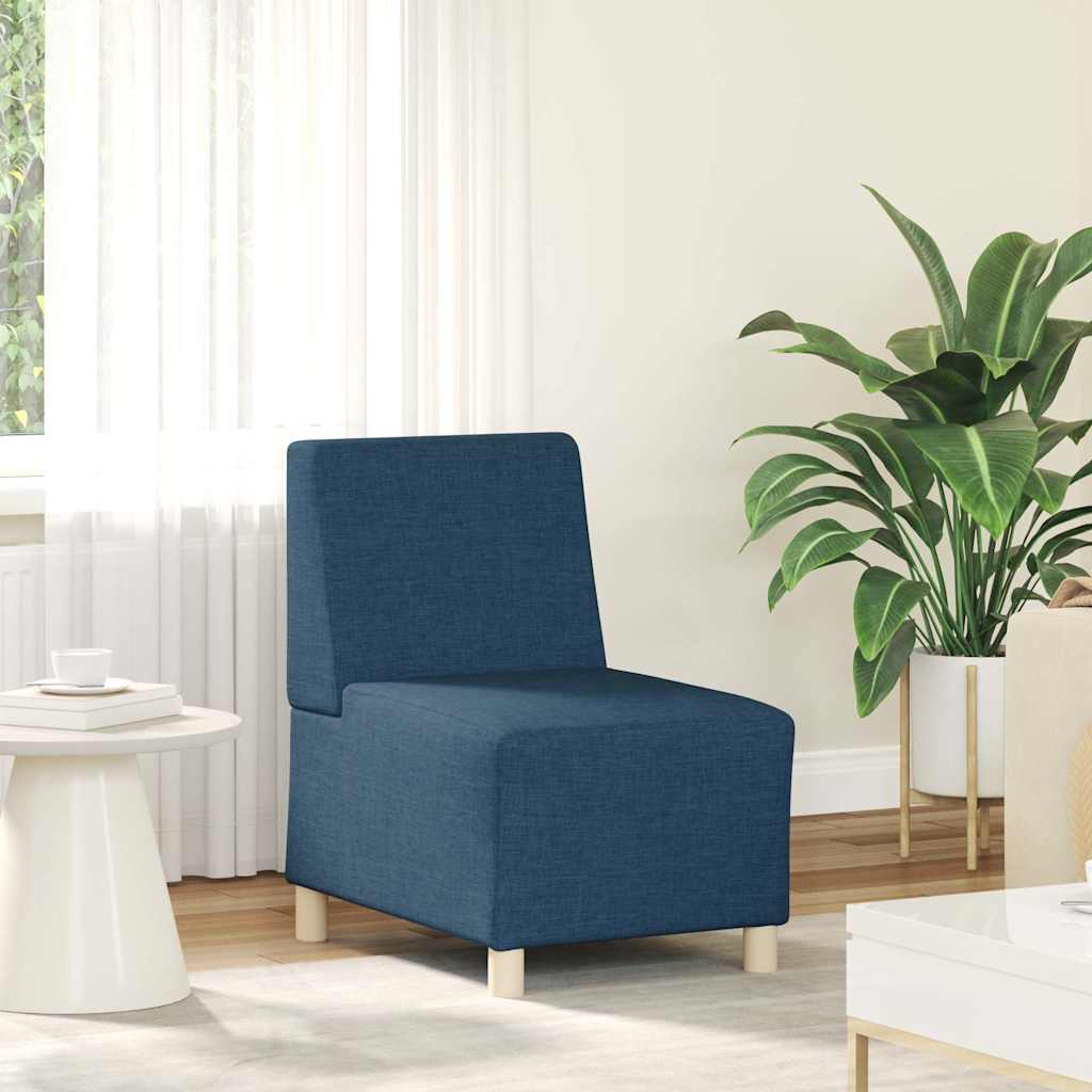 Divano Sedia Blu 55 cm in Tessuto
