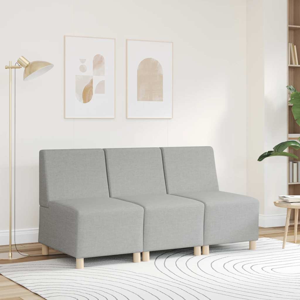 Divano Sedia Grigio Nuvola 55 cm in Tessuto