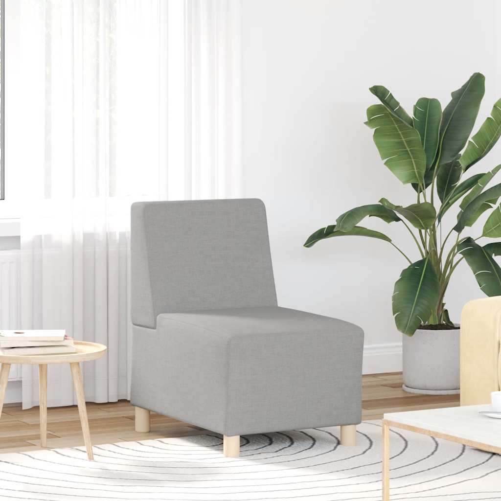 Divano Sedia Grigio Nuvola 55 cm in Tessuto