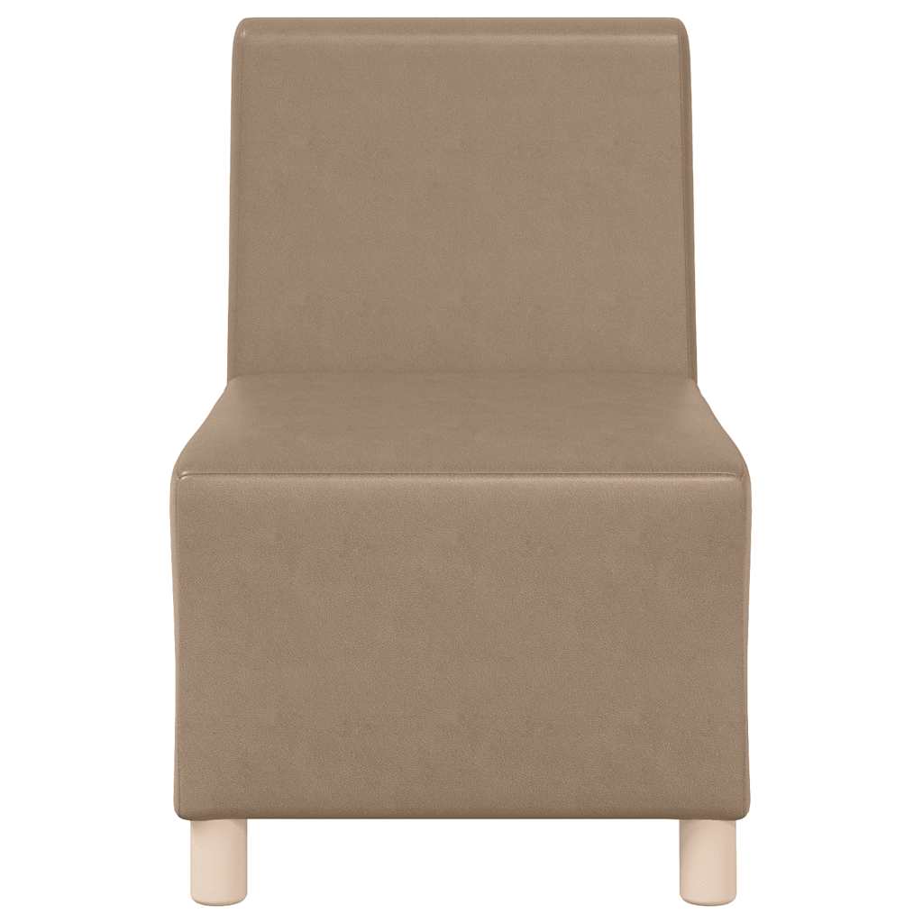 Divano Sedia Cappuccino 55 cm in Similpelle