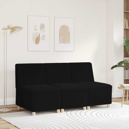 Divano Sedia Nero 55 cm Tessuto Riccio Simile alla Lana