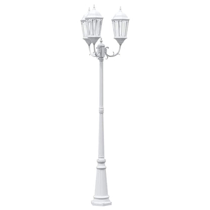 Luce da Giardino Bianco 61 x 53 x 235 cm Alluminio e vetro