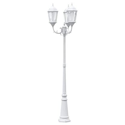 Luce da Giardino Bianco 61 x 53 x 235 cm Alluminio e vetro