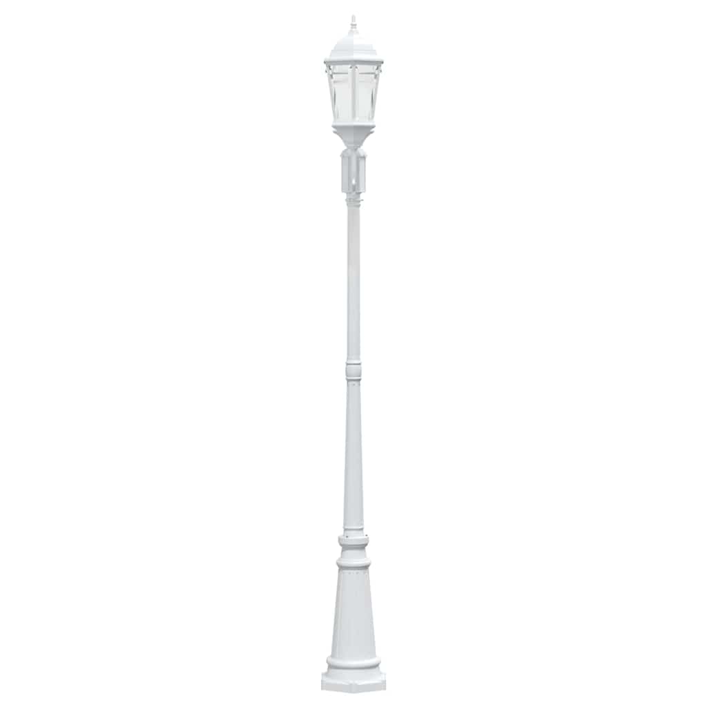 Luce da Giardino Bianco 68 x 20 x 235 cm Alluminio e vetro
