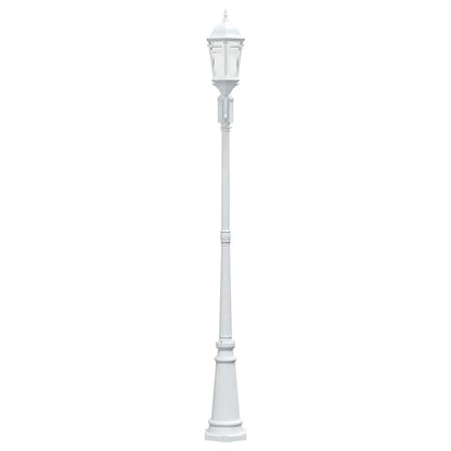 Luce da Giardino Bianco 68 x 20 x 235 cm Alluminio e vetro