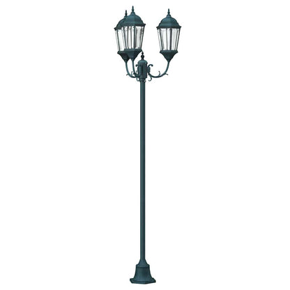 Luce da Giardino Verde vintage spazzolato 57 x 49 x 241 cm