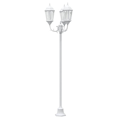 Luce da Giardino Bianco 57 x 49 x 241 cm Alluminio e vetro
