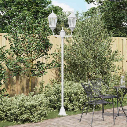 Luce da Giardino Bianco 68 x 20 x 235 cm Alluminio e vetro