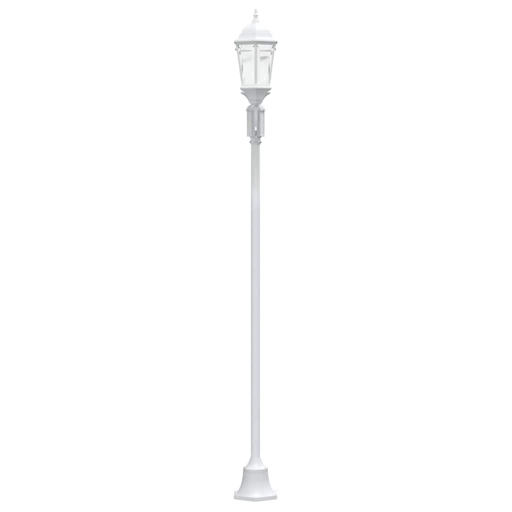 Luce da Giardino Bianco 68 x 20 x 235 cm Alluminio e vetro