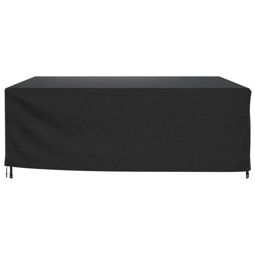 Copri Mobili Giardino 2pz Nera 260x260x90 cm Impermeabile 420D