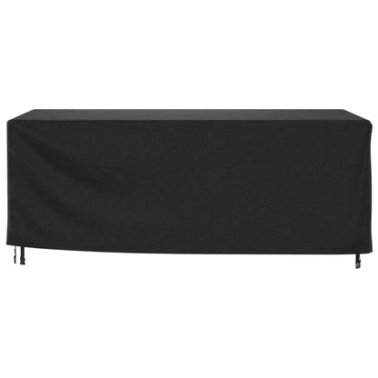 Copri Mobili Giardino 2pz Nera 240x140x90 cm Impermeabile 420D