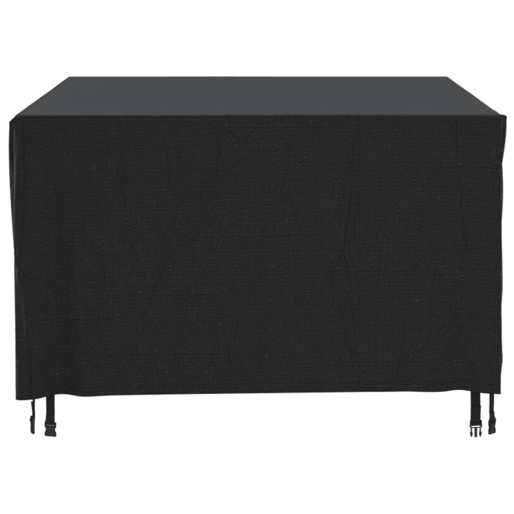 Copri Mobili Giardino 2pz Nera 240x140x90 cm Impermeabile 420D