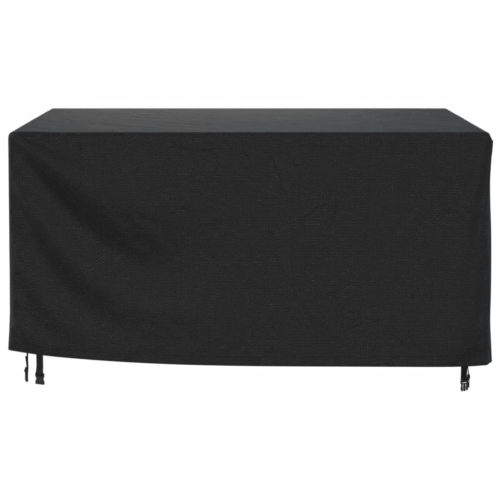 Copri Mobili Giardino 2pz Nera 180x140x90 cm Impermeabile 420D