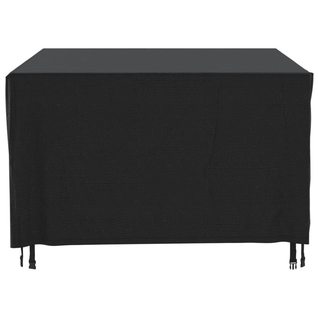 Copri Mobili Giardino 2pz Nera 180x140x90 cm Impermeabile 420D