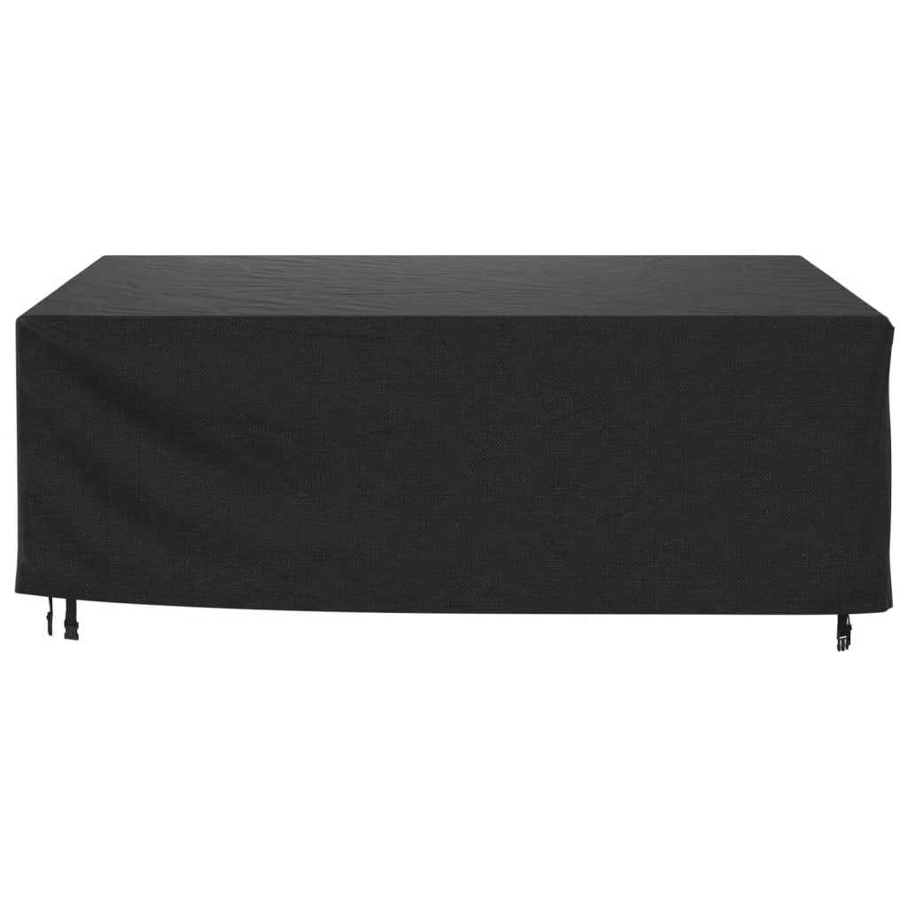Copri Mobili Giardino 2pz Nera 200x160x70 cm Impermeabile 420D