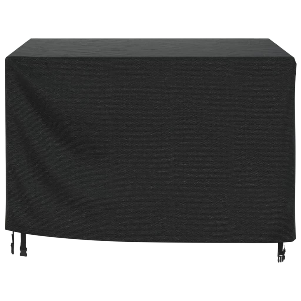 Copri Mobili Giardino 2pz Nera 135x135x90 cm Impermeabile 420D