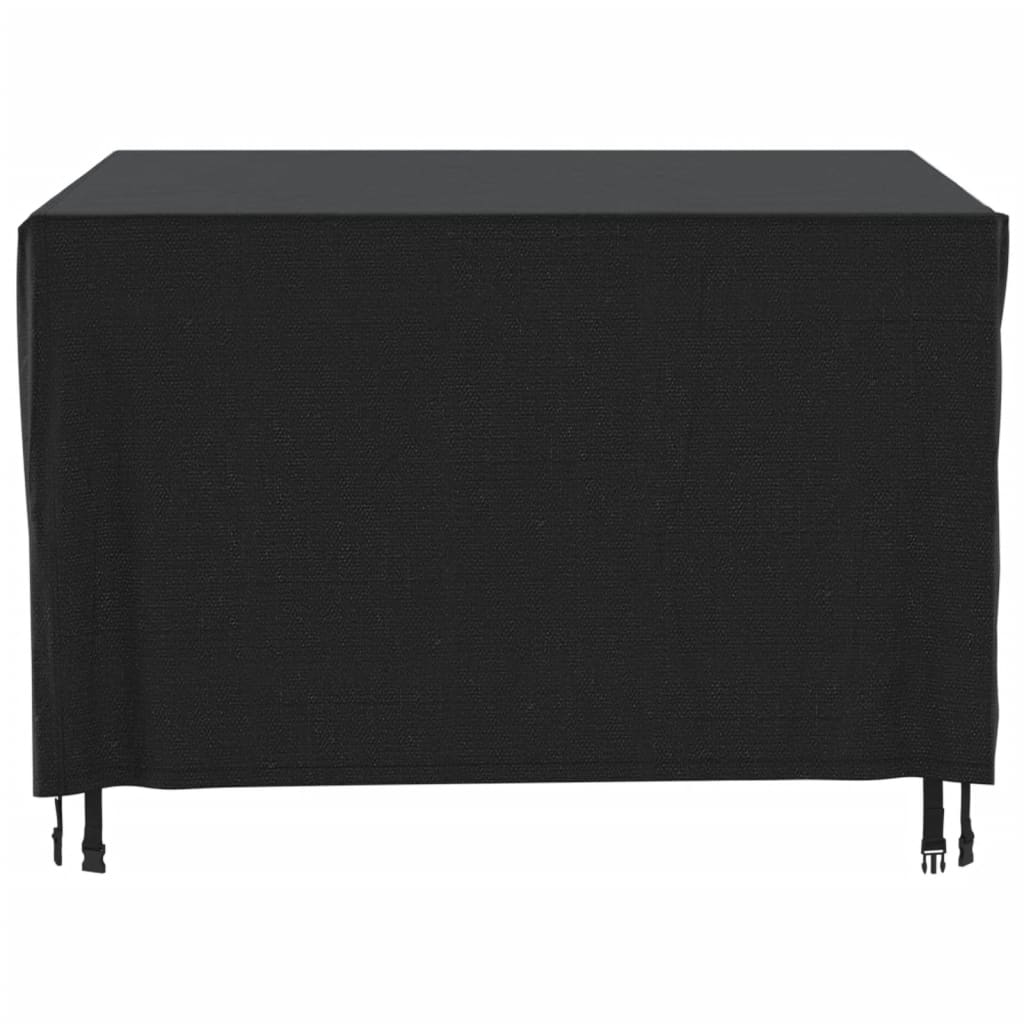 Copri Mobili Giardino 2pz Nera 135x135x90 cm Impermeabile 420D