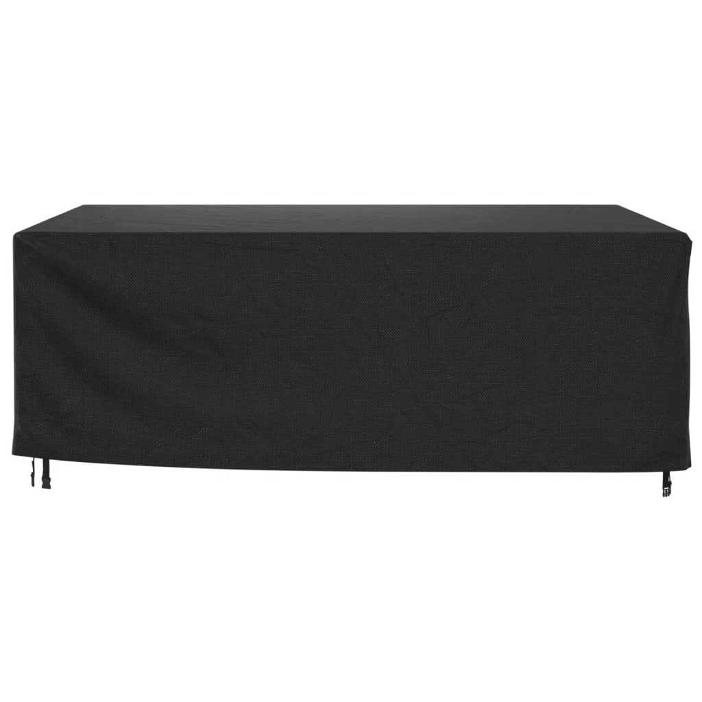 Copri Mobili Giardino 2pz Nera 250x210x90 cm Impermeabile 420D