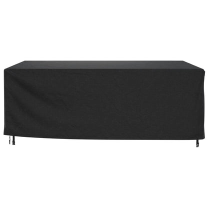 Copri Mobili Giardino 2pz Nera 250x210x90 cm Impermeabile 420D
