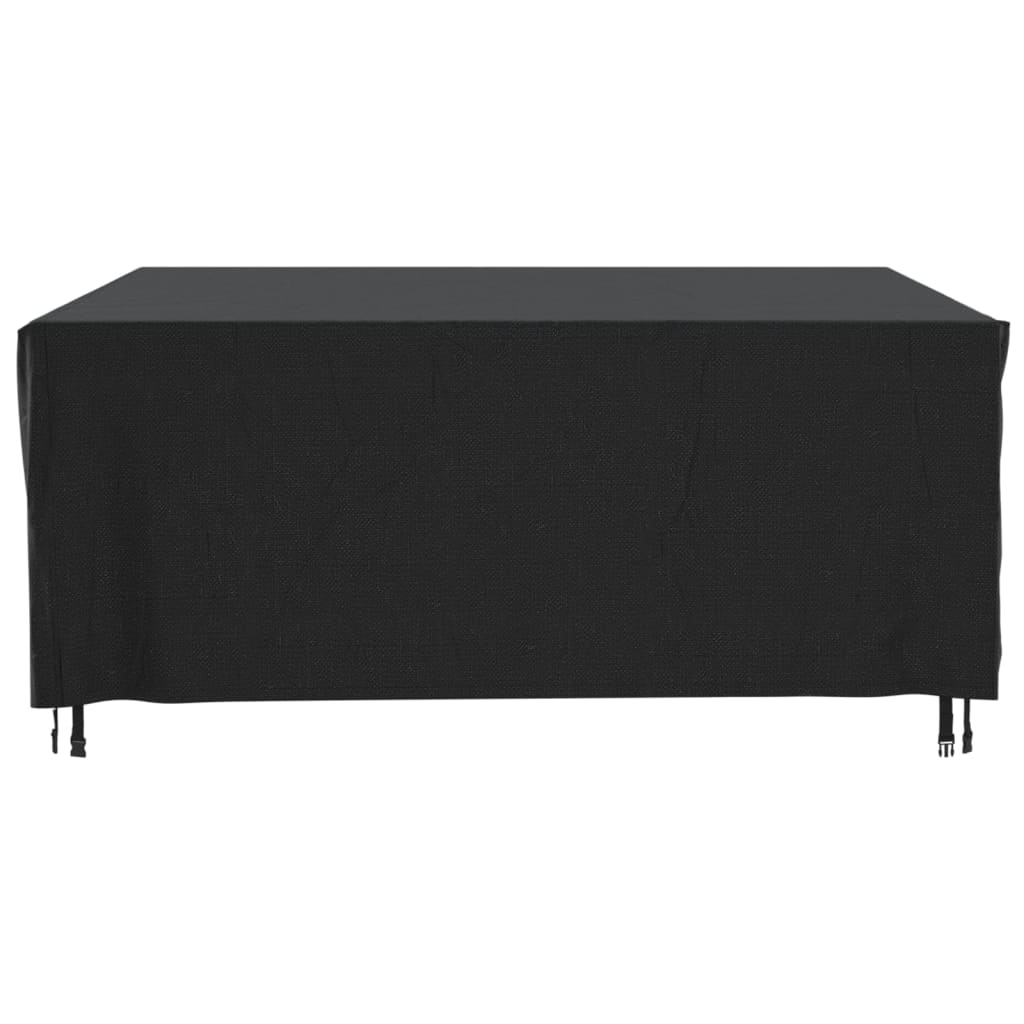 Copri Mobili Giardino 2pz Nera 250x210x90 cm Impermeabile 420D
