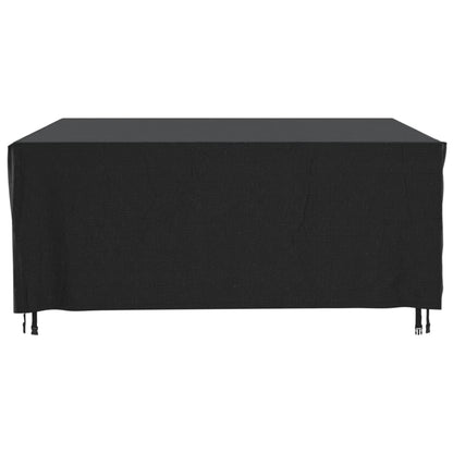 Copri Mobili Giardino 2pz Nera 250x210x90 cm Impermeabile 420D