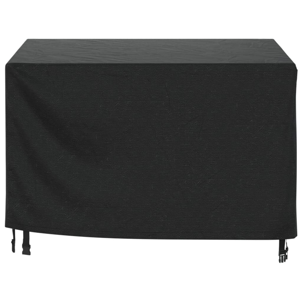 Copri Mobili Giardino 2pz Nera 113x113x73 cm Impermeabile 420D
