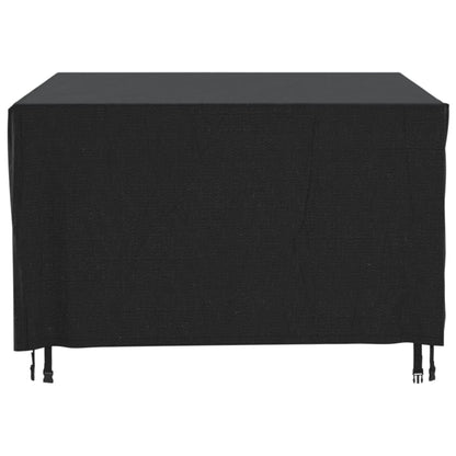 Copri Mobili Giardino 2pz Nera 225x143x90 cm Impermeabile 420D