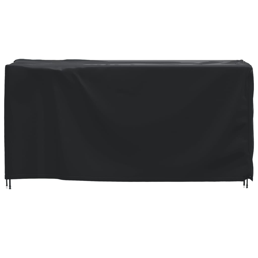 Copri Mobili Giardino 2pz Nera 180x70x90 cm Impermeabile 420D