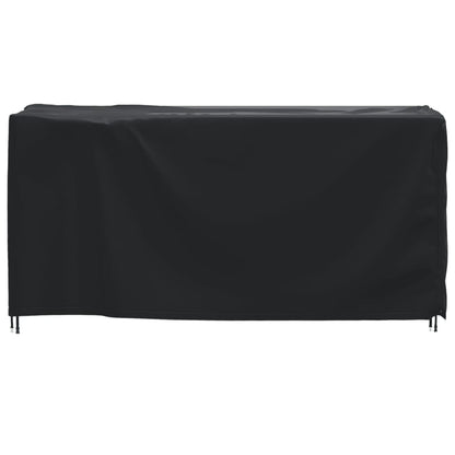Copri Mobili Giardino 2pz Nera 180x70x90 cm Impermeabile 420D