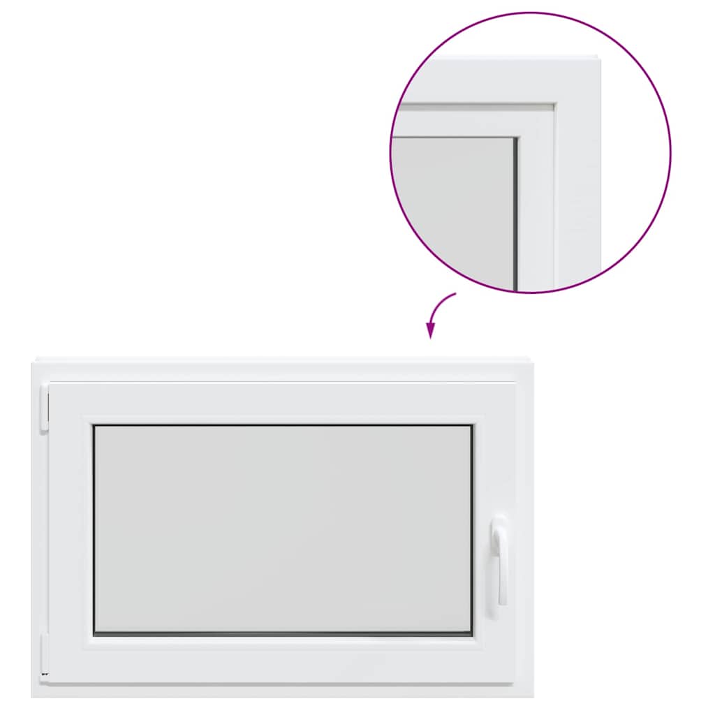 Finestra Seminterrato RISOR 60x90 cm Anta Ribalta DIN Sinistra