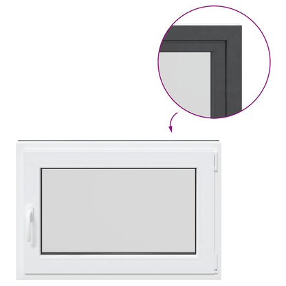 Finestra per Seminterrato RISOR 60x90cm Anta Ribalta DIN Destra