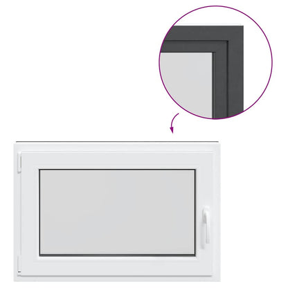 Finestra Seminterrato RISOR 60x90 cm Anta Ribalta DIN Sinistra