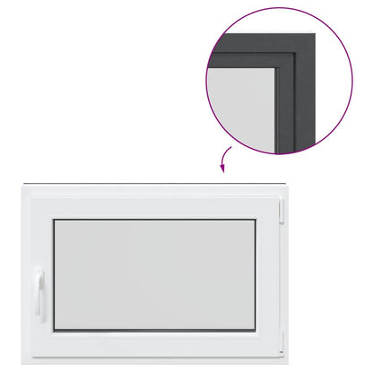 Finestra per Seminterrato RISOR 60x90cm Anta Ribalta DIN Destra
