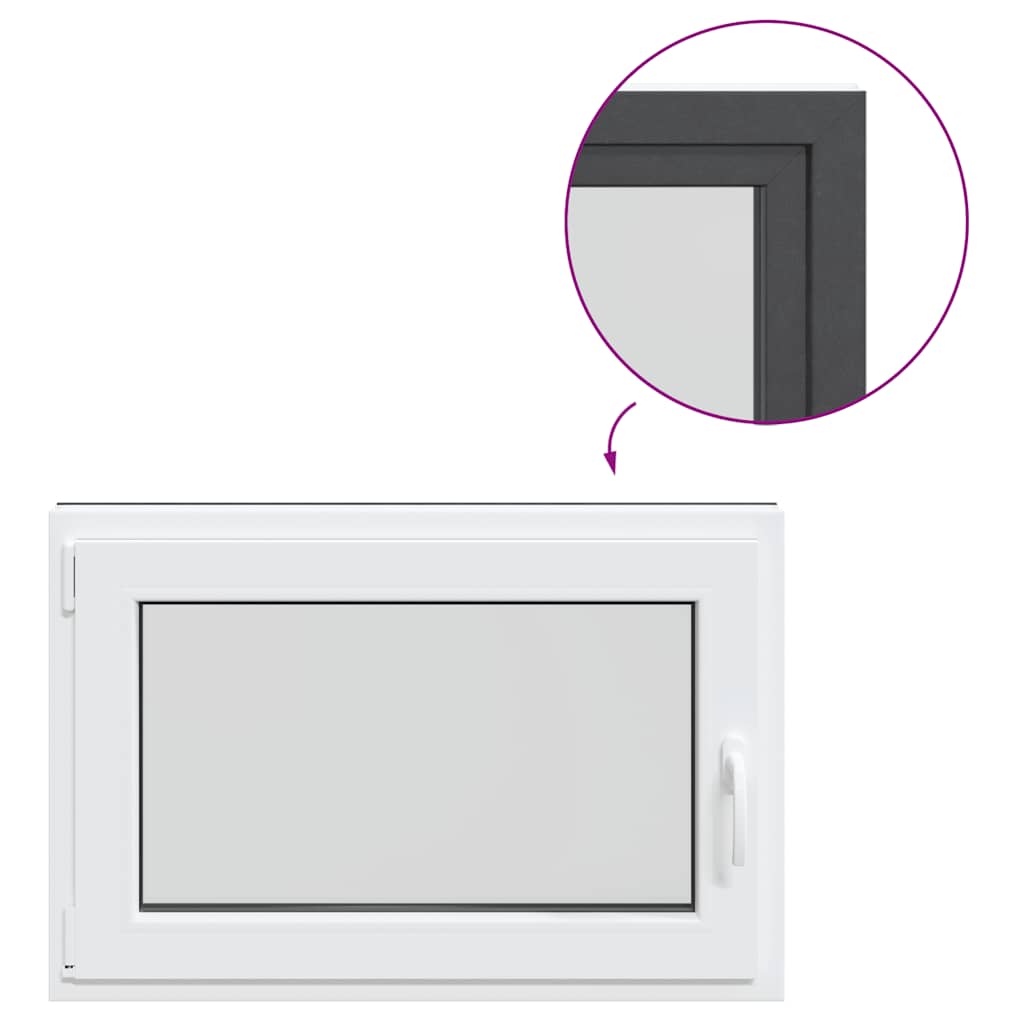 Finestra Seminterrato RISOR 60x90 cm Anta Ribalta DIN Sinistra