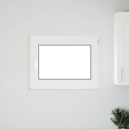 Finestra per Seminterrato RISOR 80x50cm Anta Ribalta DIN Destra