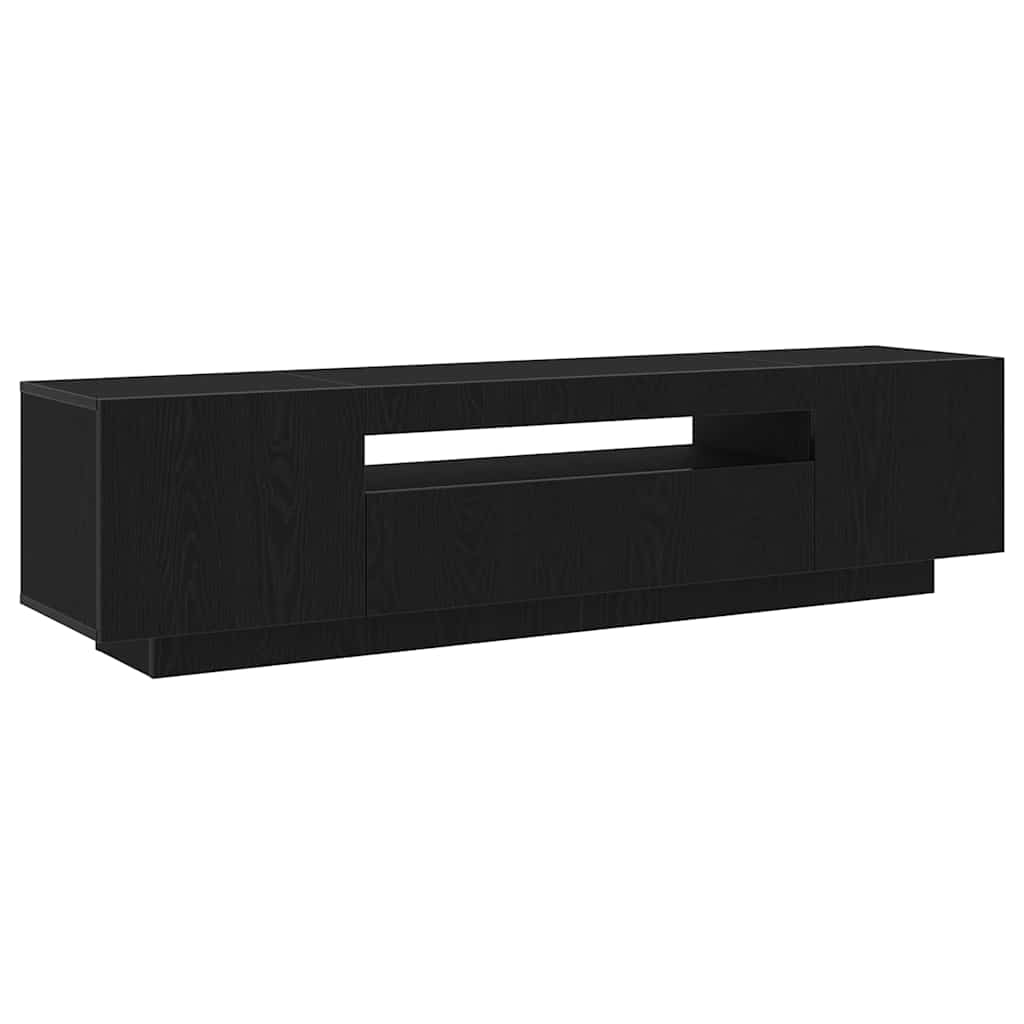 Mobile TV Nero 160 x 35 x 40 cm Legno multistrato