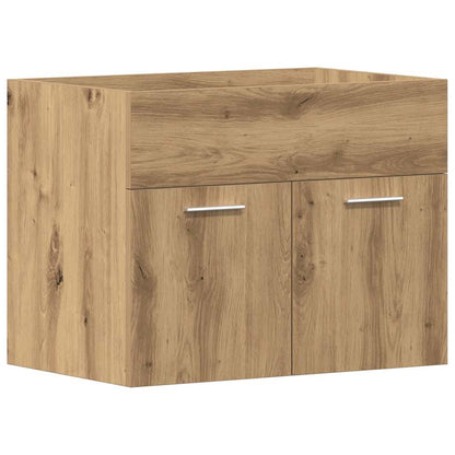 Mobile Lavabo Bagno Rovere Artigianale 60x38,5x46 cm Truciolato