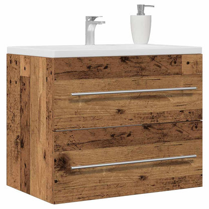 Mobile Lavabo da Bagno Legno Antico 60x38,5x48 cm in Truciolato