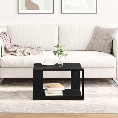 Tavolino da salotto Rovere Nero 85 x 55 x 31 cm