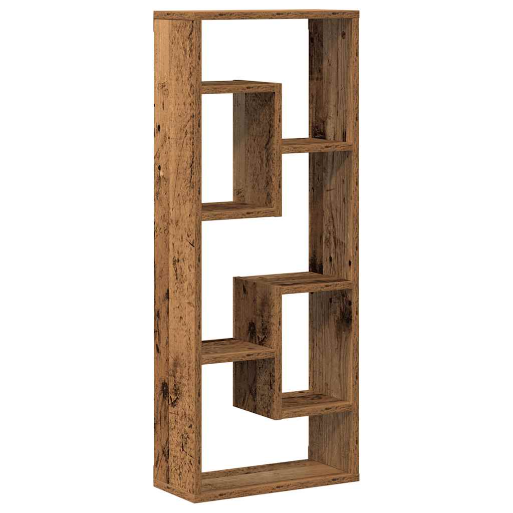 Mensola da parete in legno antico 36x16x90 cm in legno ingegnerizzato