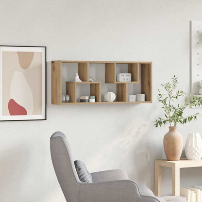 Mensola da parete Artisan Oak 36x16x90 cm in legno ingegnerizzato